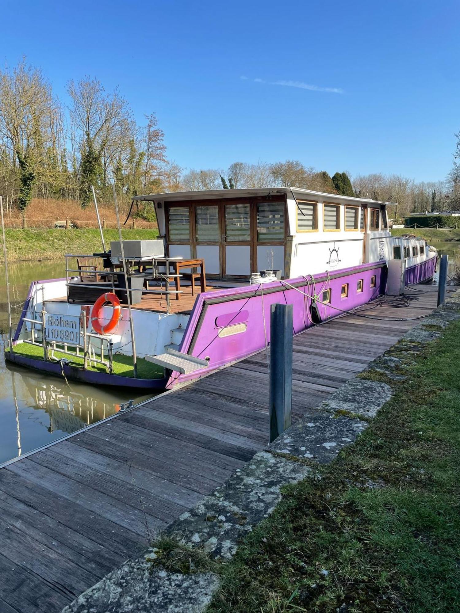 Nuit Insolite A Bord D'Une Peniche, 6 Personnes Bergues Extérieur photo